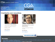 Tablet Screenshot of anayaextremadura.com